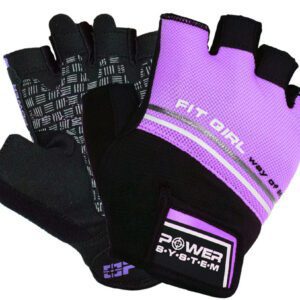 Fitness rukavice Power System Fit Girl fialová